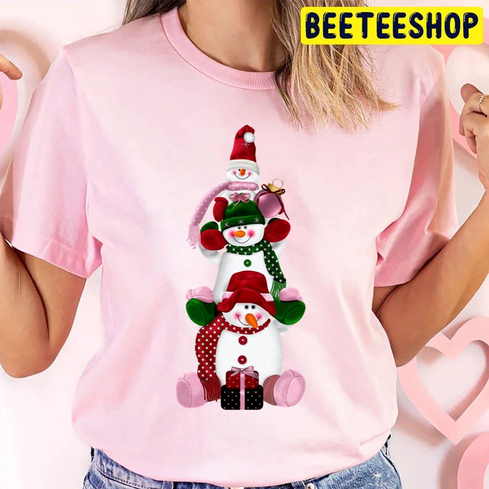 Retro Vintage Pink Santa Claus Christmas Trending Unisex T Shirt