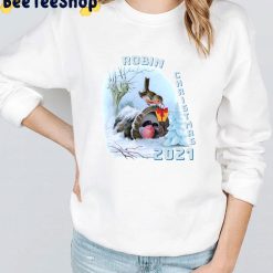 Robin Christmas Cute Scene Movie Art Trending Unisex Sweatshirt