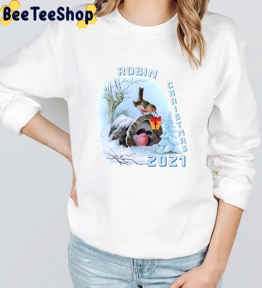 Robin Christmas Cute Scene Movie Art Trending Unisex Sweatshirt