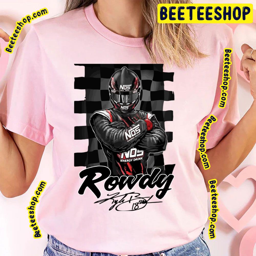 Rowdy Busch 18 Cool Driver Retro Vintage Trending Unisex T-Shirt