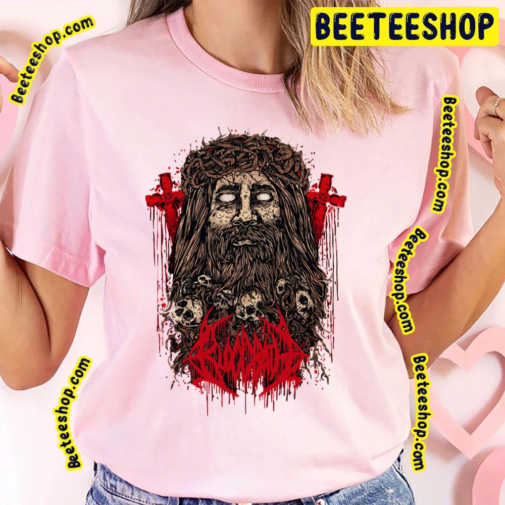 Scary Art Blood Of Bloodbath Death Metal Band Jesus Vintage Trending Unisex T-Shirt