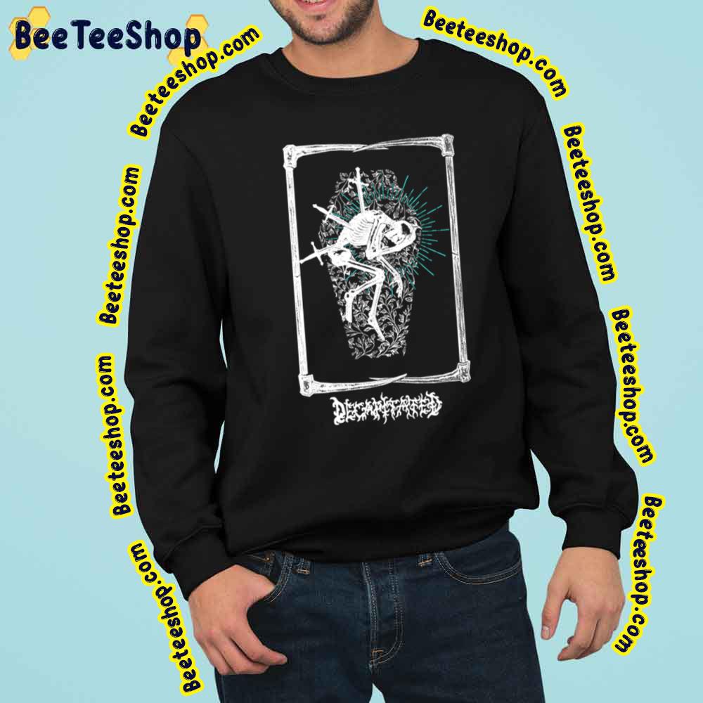 Scary Skeleton Of Decapitated Death Metal Band Vintage Retro Art Trending Unisex Sweatshirt