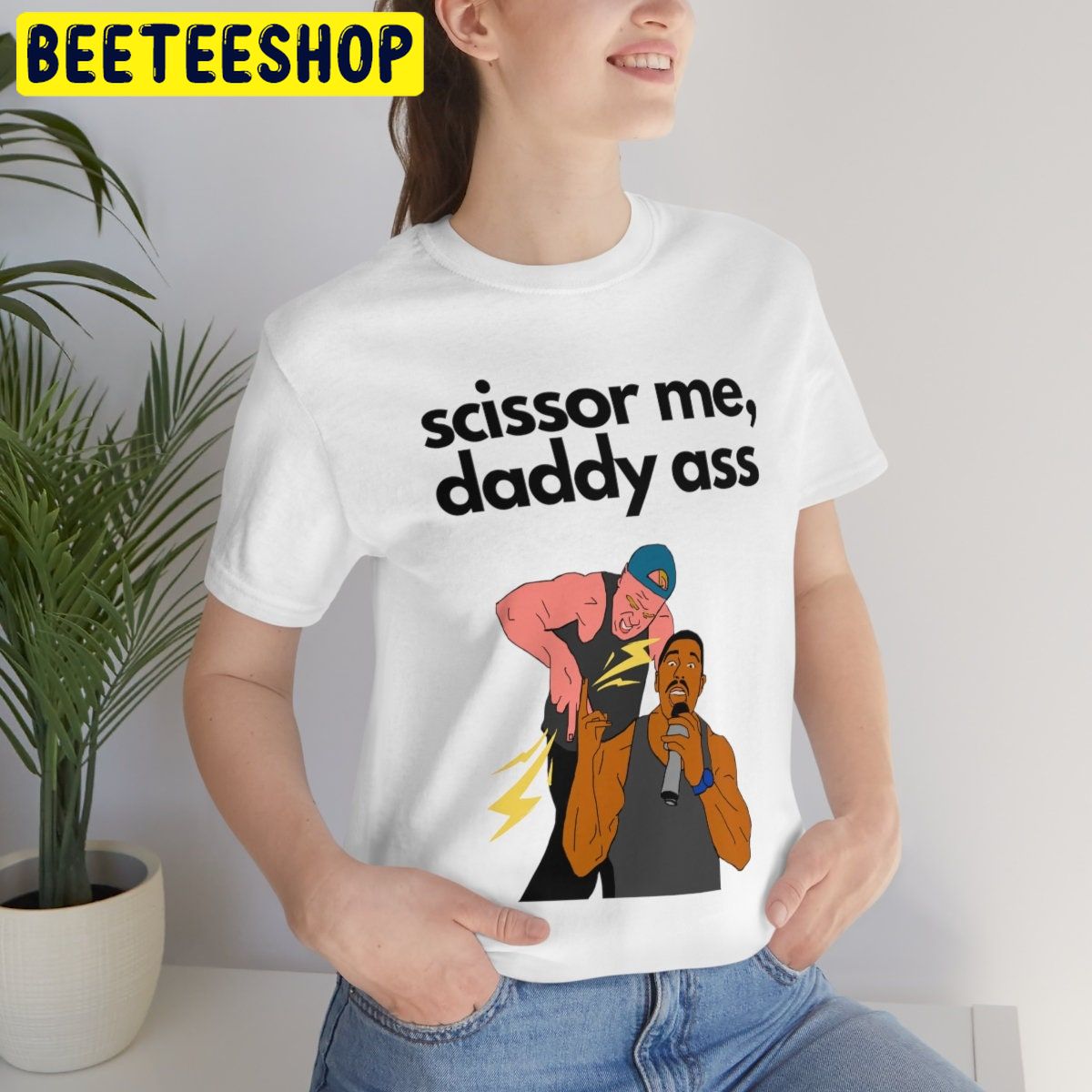 Scissor Me, Daddy Ass Graphic Trending Unisex Shirt