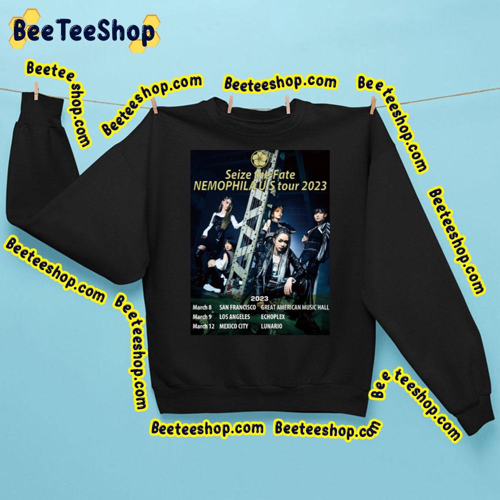 Seize The Fate Nemophila Us Tour 2023 Dates Trending Unisex Sweatshirt