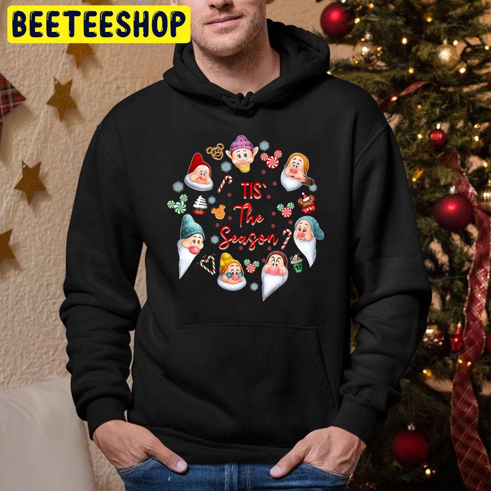 Seven Dwarfs File Christmas Tis The Season Trending Unisex Hoodie