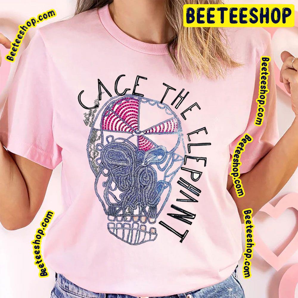 Skull Of Cage Elephant Vintage Art Trending Unisex T-Shirt