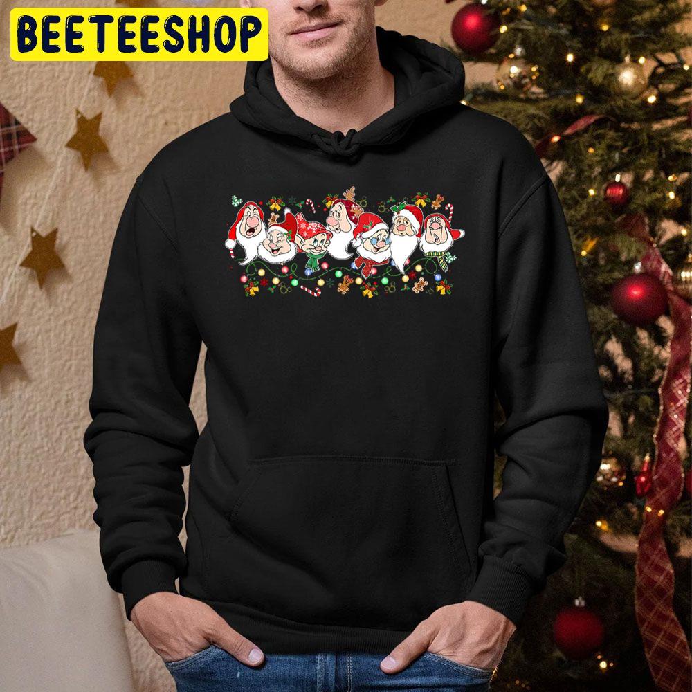 Snow White And The Seven Dwarfs Christmas Trending Unisex Hoodie