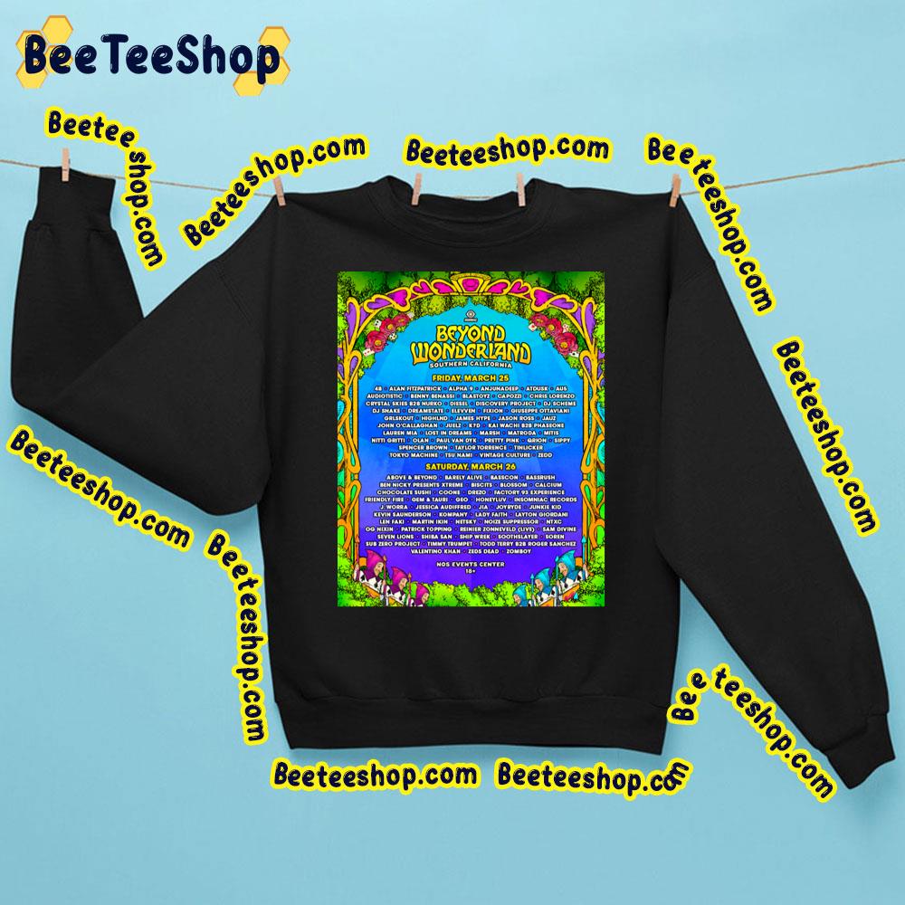 Southern California Beyond Wonderland 2023 Trending Unisex Sweatshirt