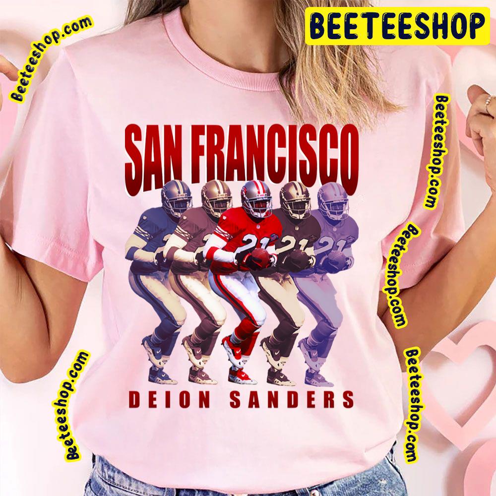 Sport Of Deion Sanders San Francisco Retro Art Football Trending Unisex T-Shirt