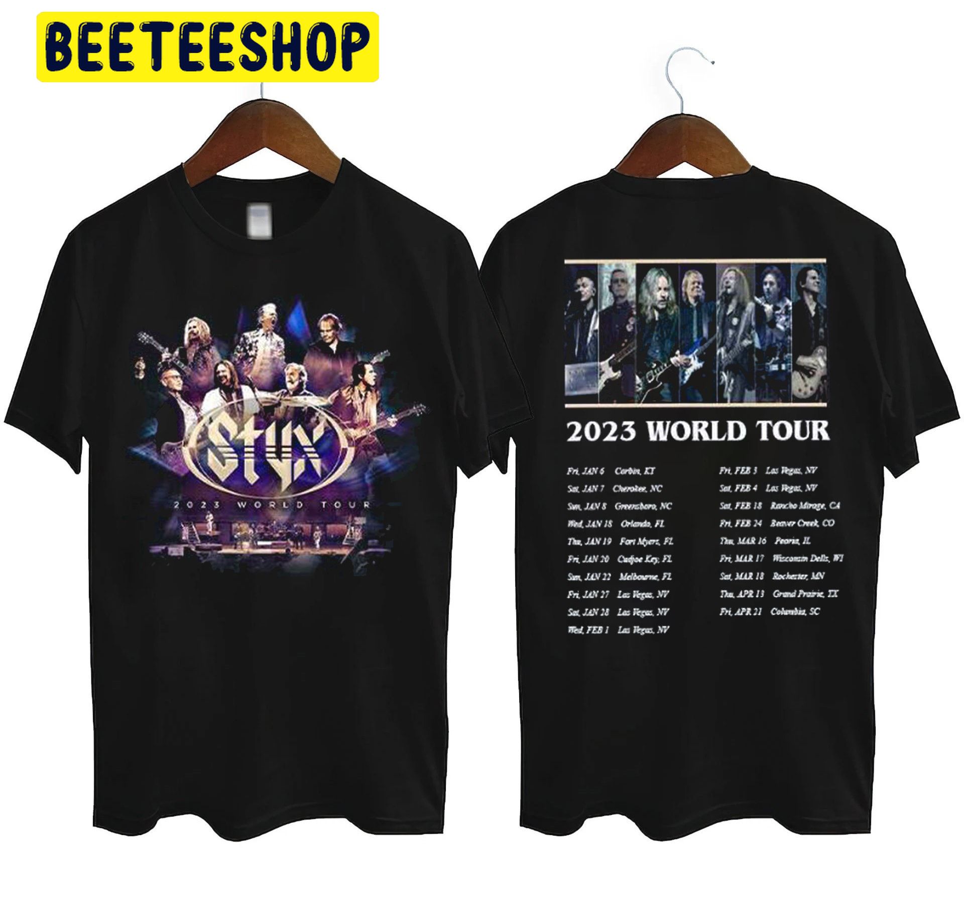 Styx Band World Tour Dates And Setlist Tour Concert 2023 Double Side