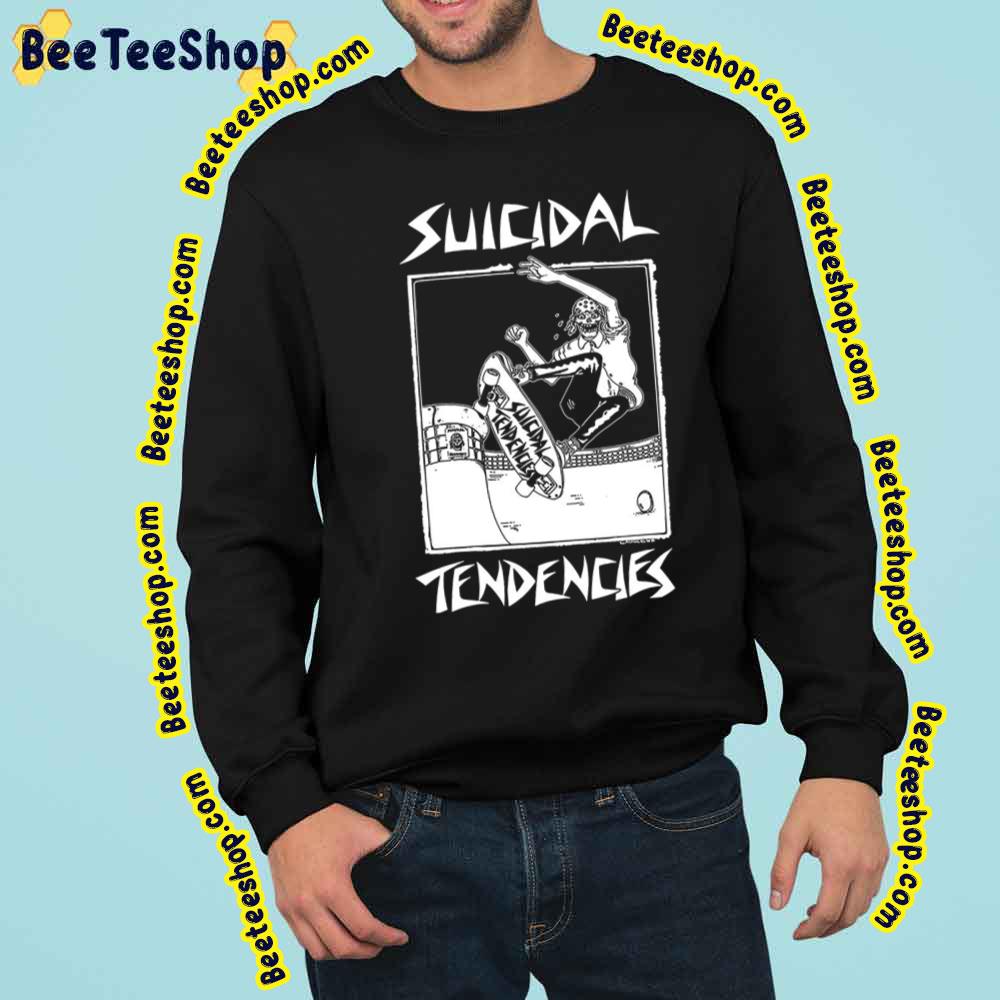 Suicidal Tendencies Thrash Band Black And White Trending Unisex Sweatshirt