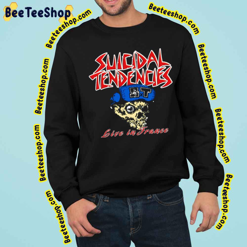 Suicidal Tendencies Thrash Band Live In France Trending Unisex Sweatshirt