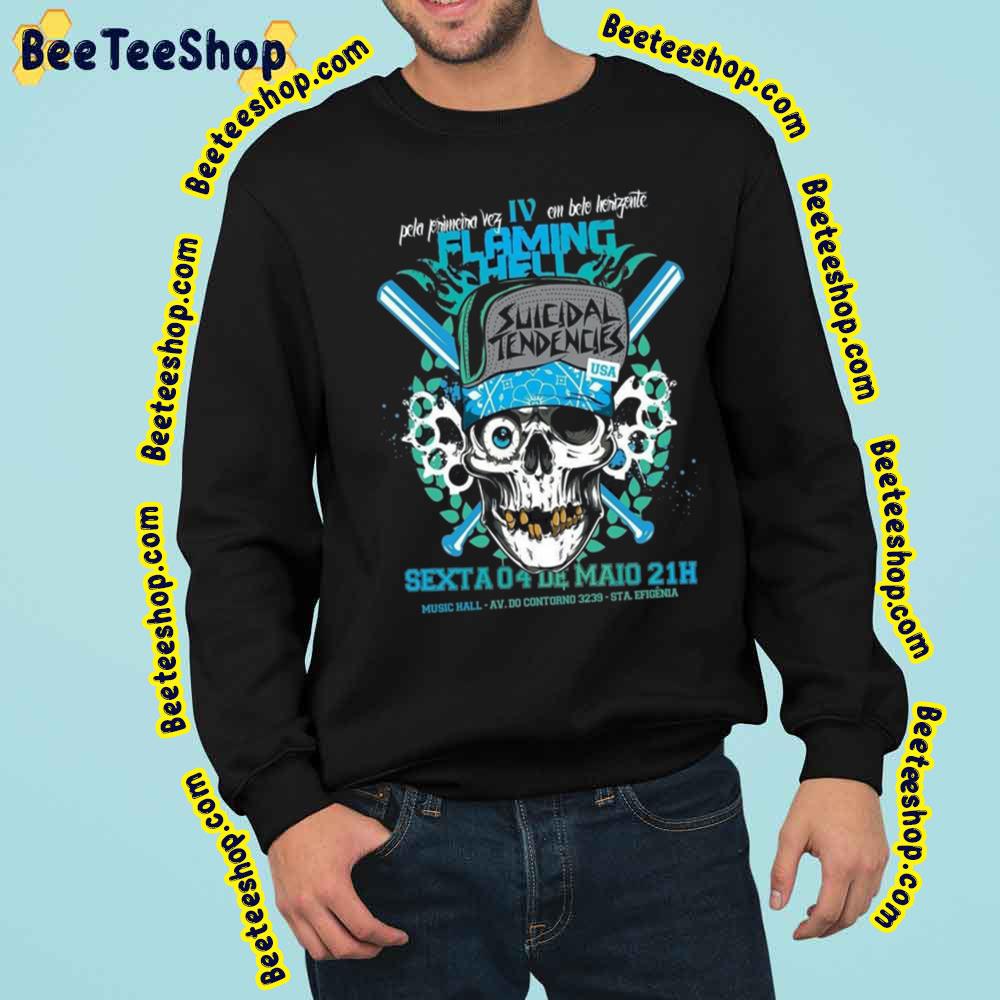 Suicidal Tendencies Thrash Band Skull And Baseball Trending Unisex Sweatshirt