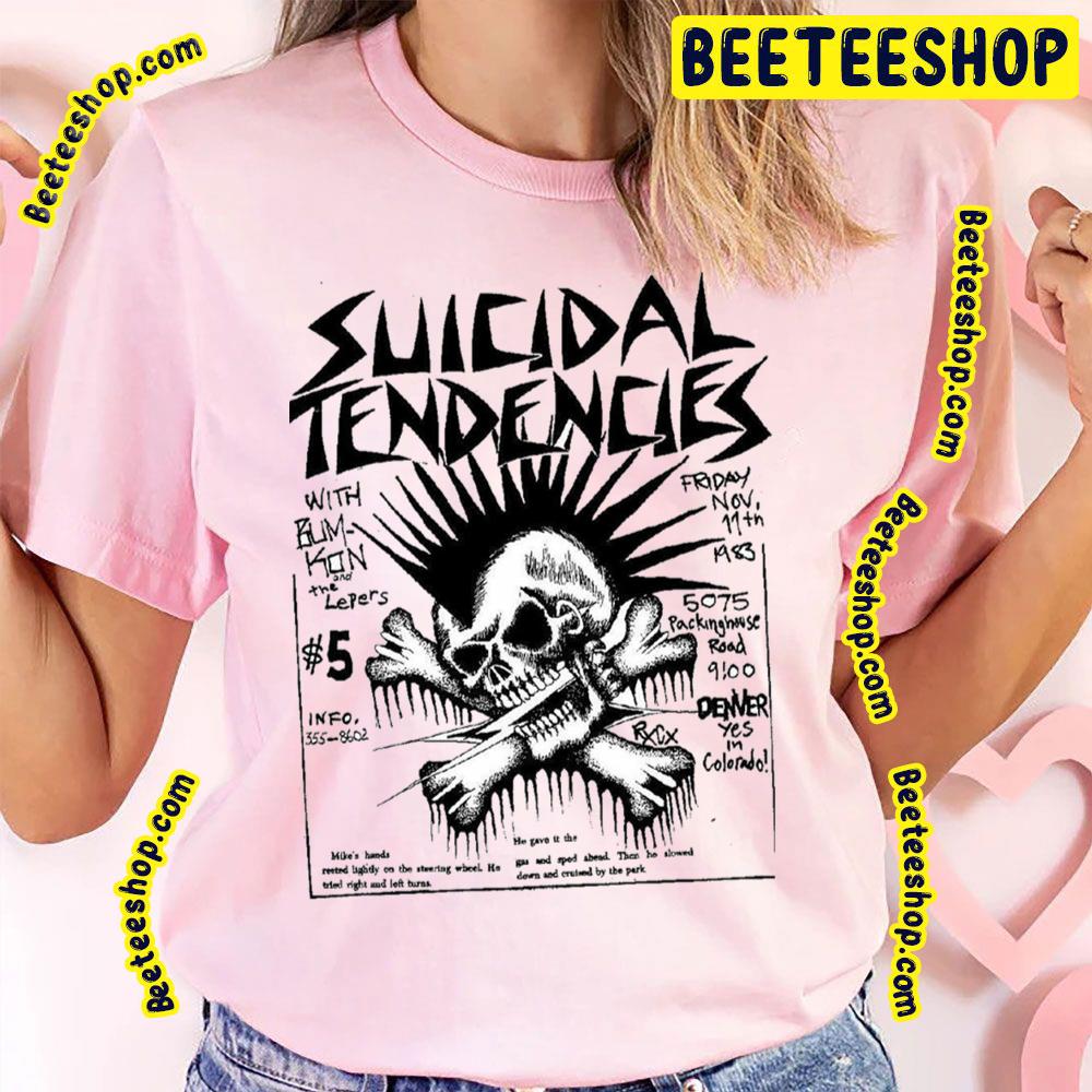 Suicidal Tendencies Thrash Band Skull Trending Unisex T-Shirt