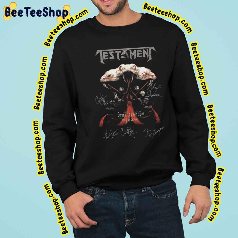 Testament Band Thrash Metal Signature Trending Unisex Sweatshirt