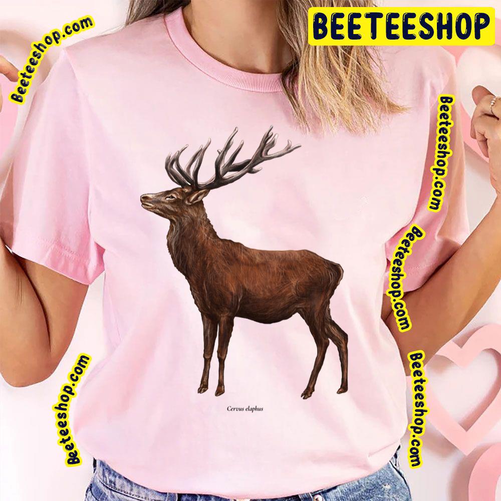 The Deer King Vintage Graphic Retro Art Trending Unisex T-Shirt