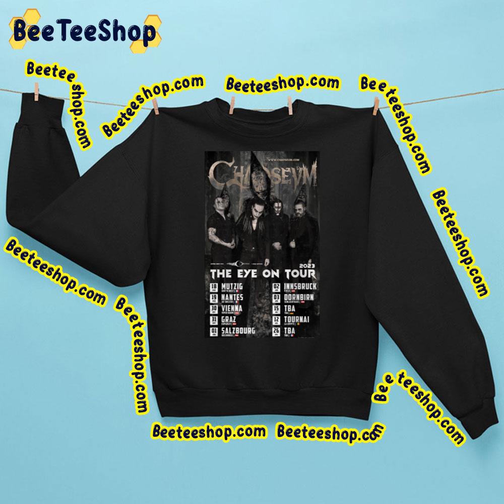 The Eye On Tour 2023 Chaoseum With Dates Trending Unisex Sweatshirt