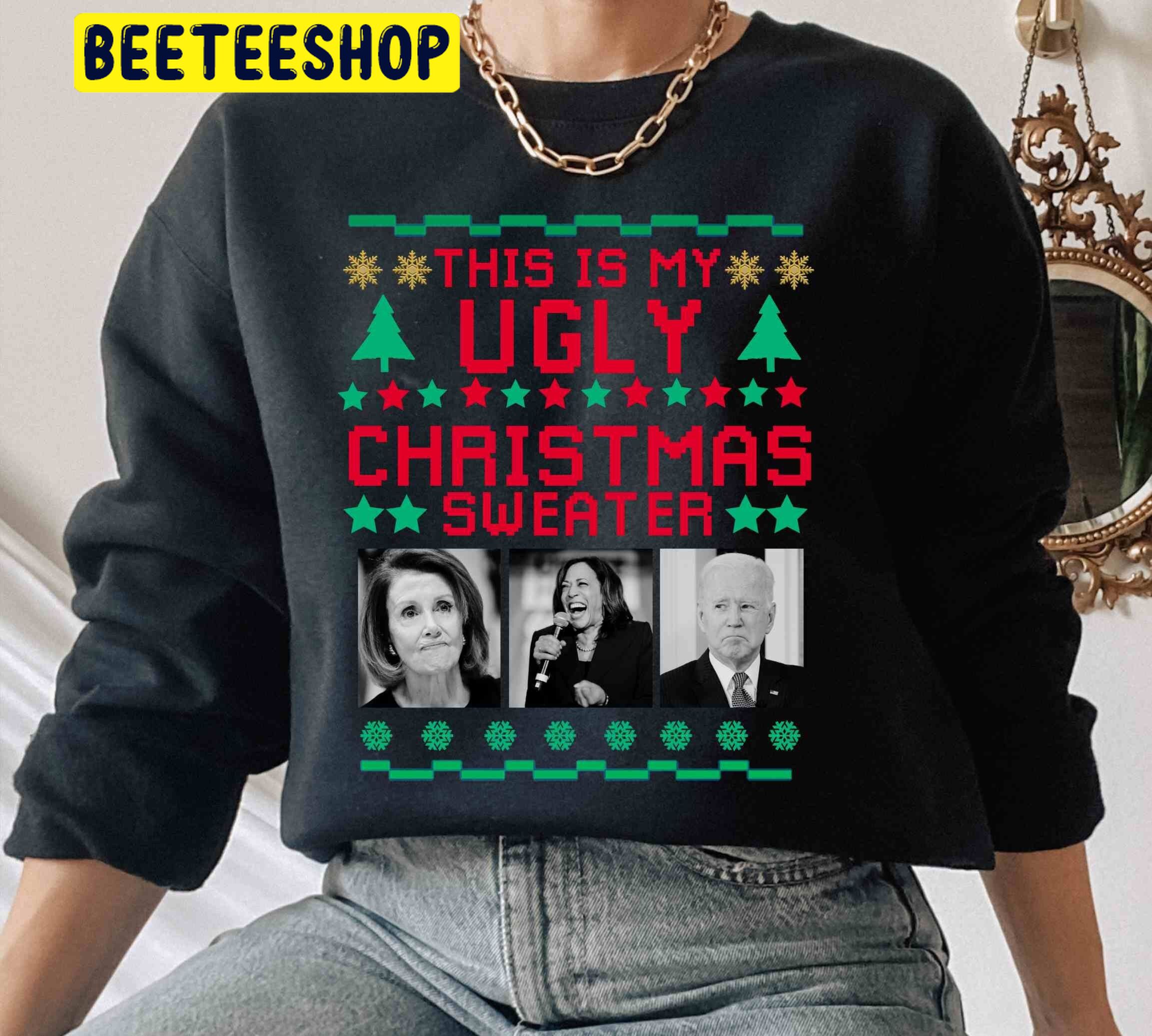 This Is My Ugly Christmas Political Biden Trending Unisex Shirt