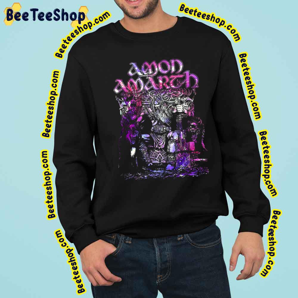 Thunder God Colour Art Of Amon Amarth Melodic Death Metal Band Music Trending Unisex Sweatshirt