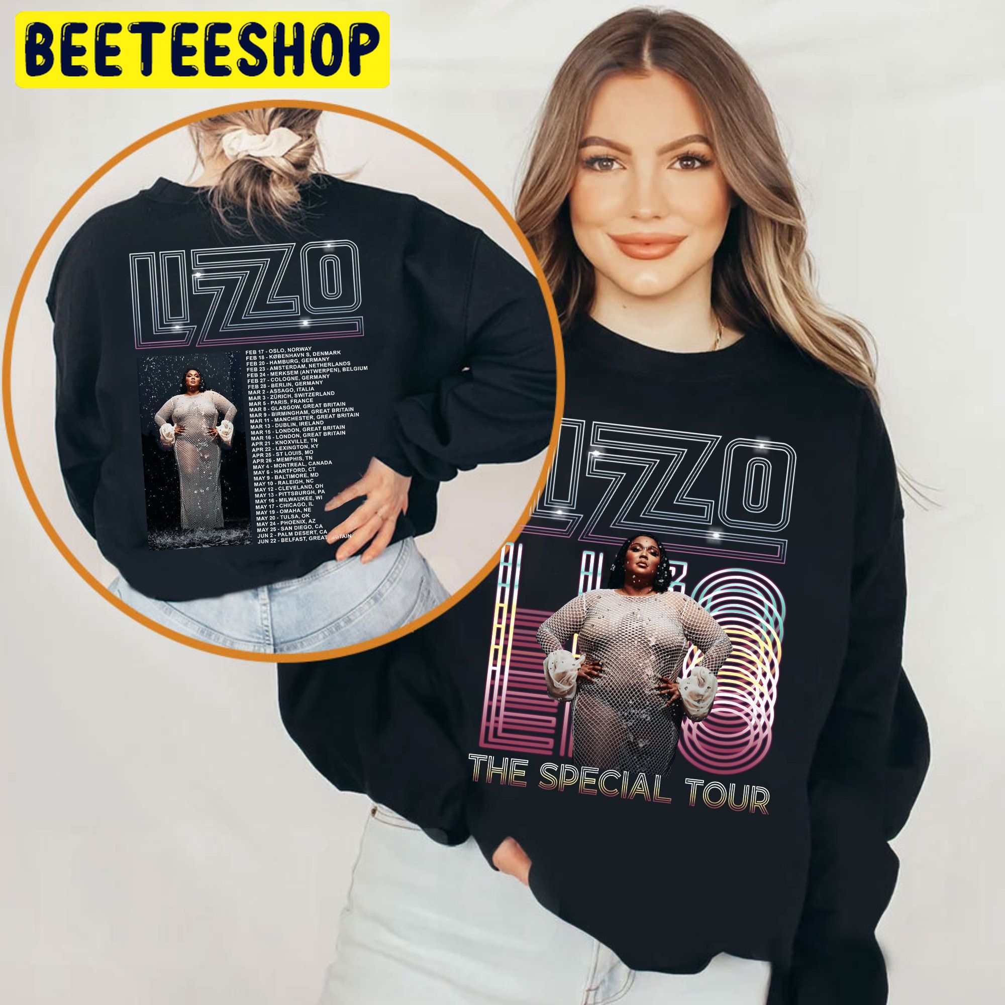 Tour 2023 Lizzo The Special Double Side Trending Unisex Shirt