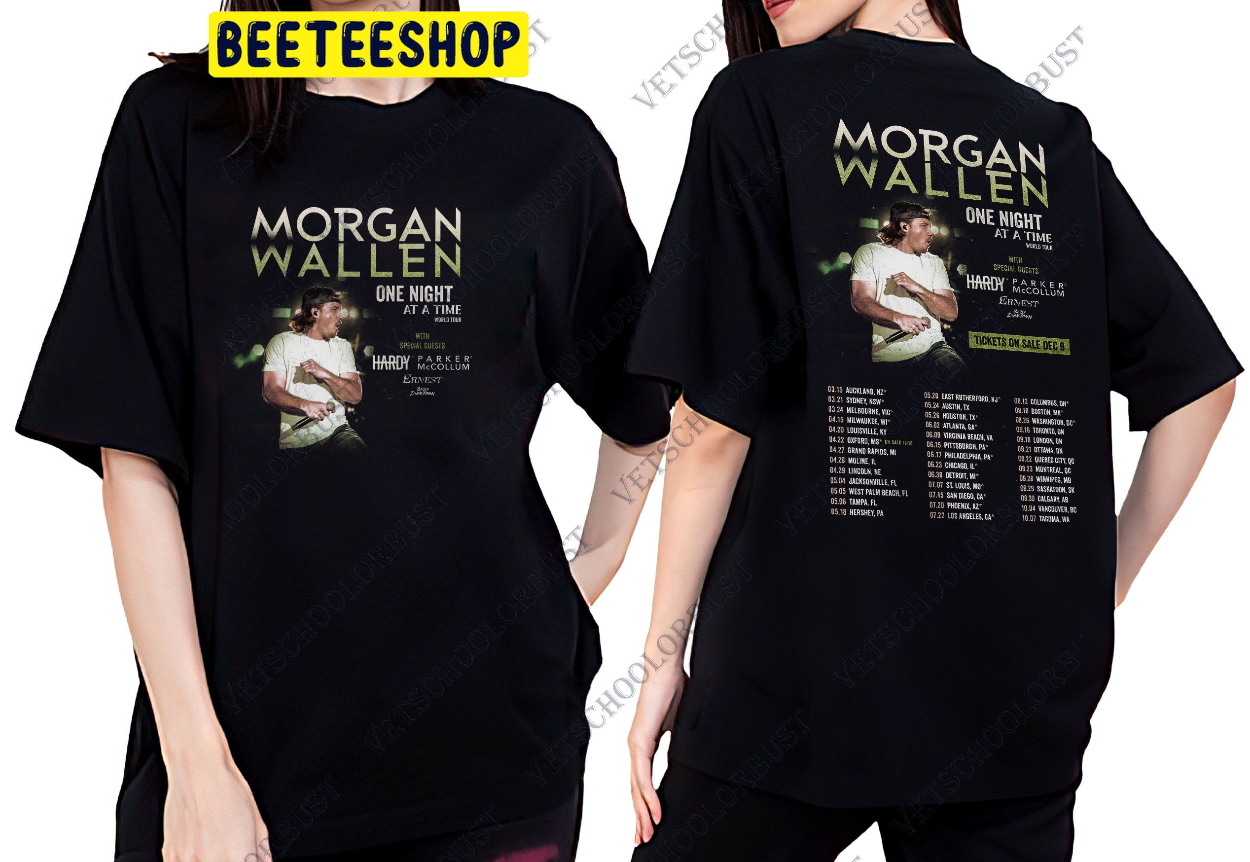 Tour 2023 One Night At A Time Tour Morgan Wallen Double Side Trending Unisex Shirt