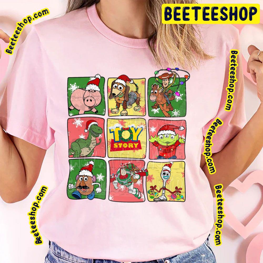 Toy Story Cartoon Christmas Friends Trending Unisex T-Shirt