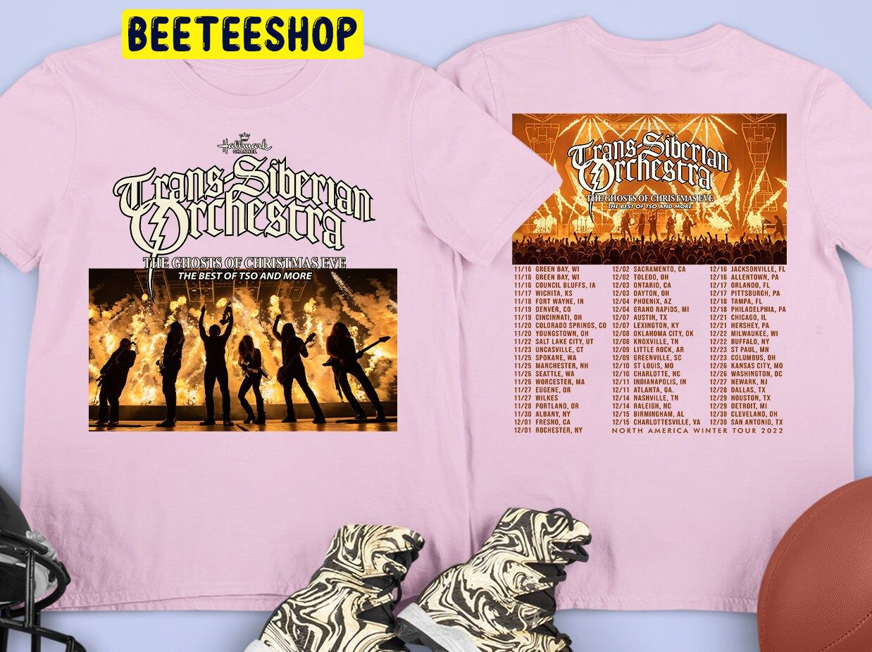 Trans-Siberian Orchestra The Ghost Of Christmas Eve Winter Tour 2022 Double Side Trending Unisex Shirt