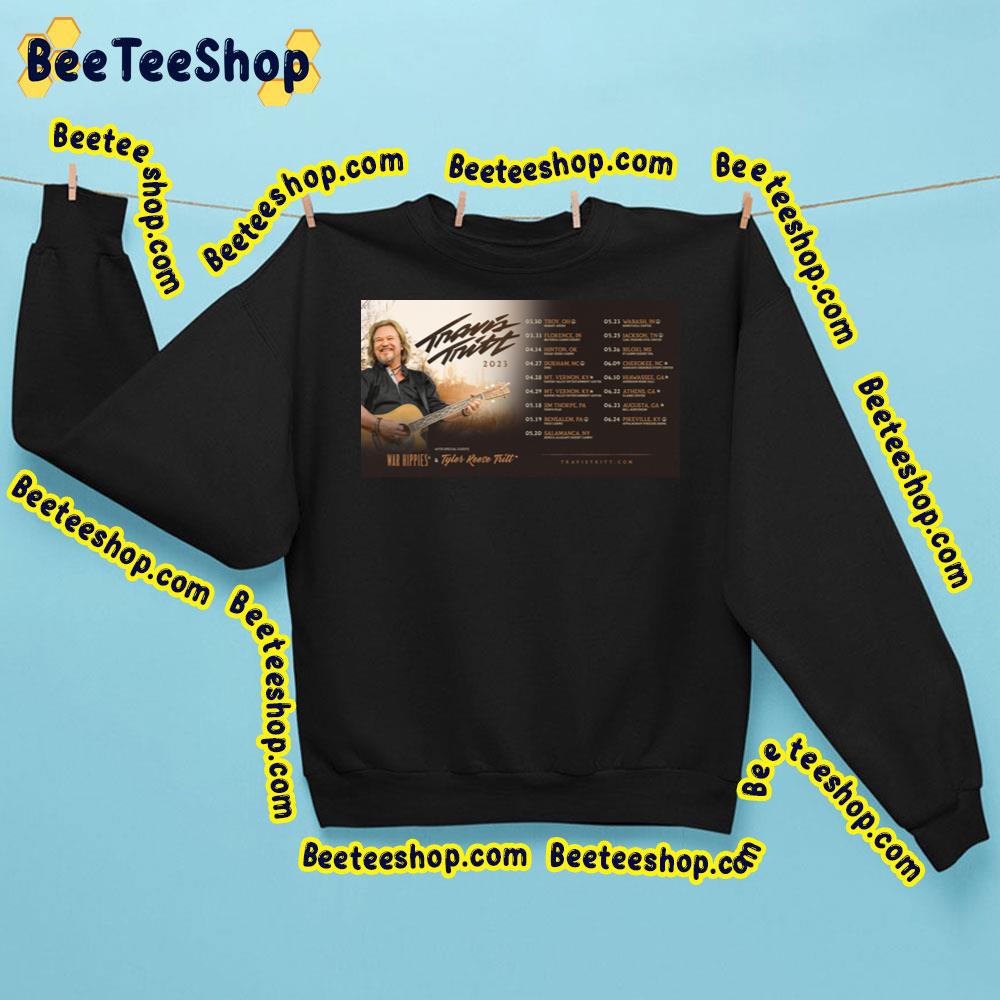 Travis Tritt 2023 Tour With Dates Trending Unisex Sweatshirt