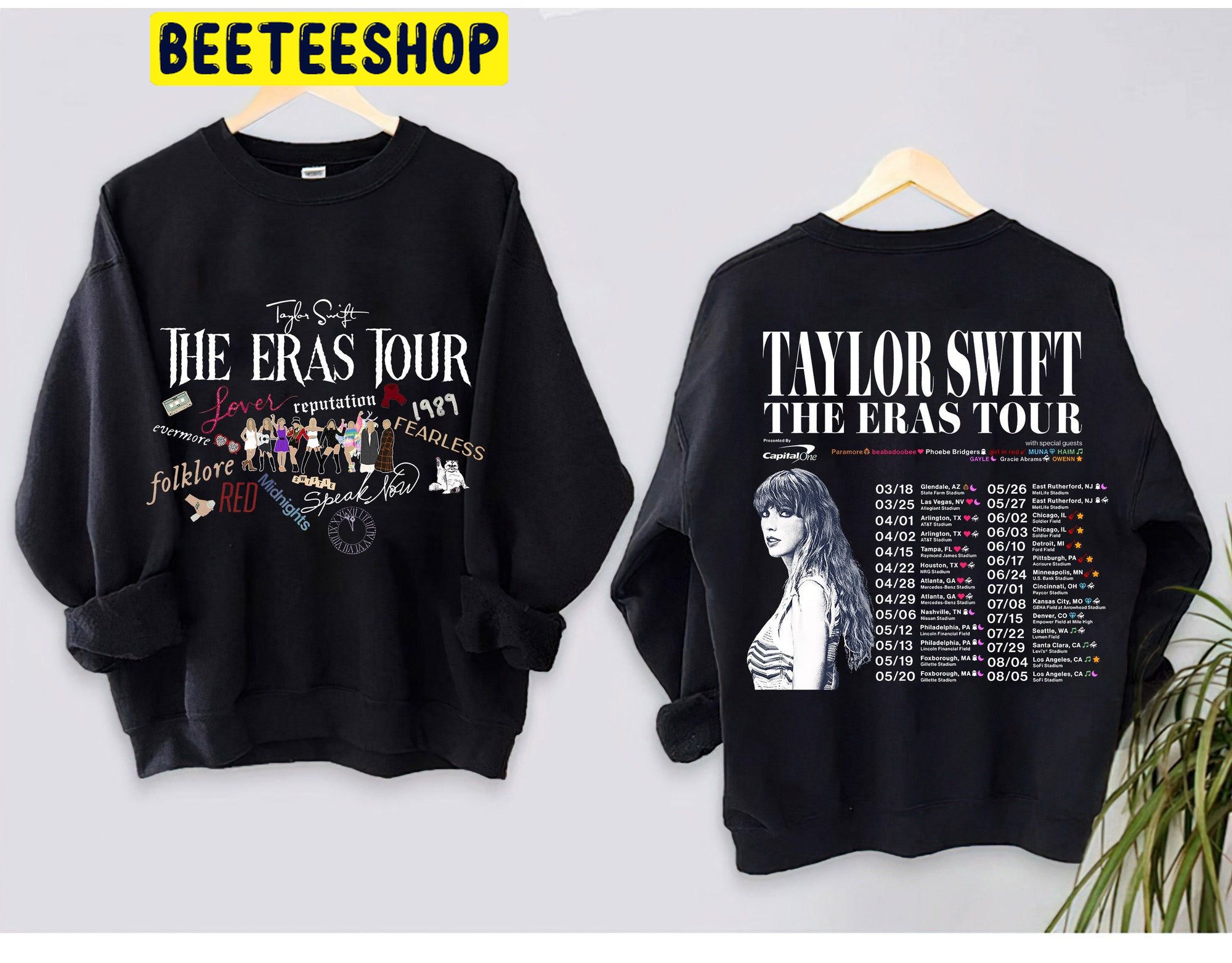 Ts The Eras Tour Two 2023 Taylor S?it Double Side Trending Unisex Shirt