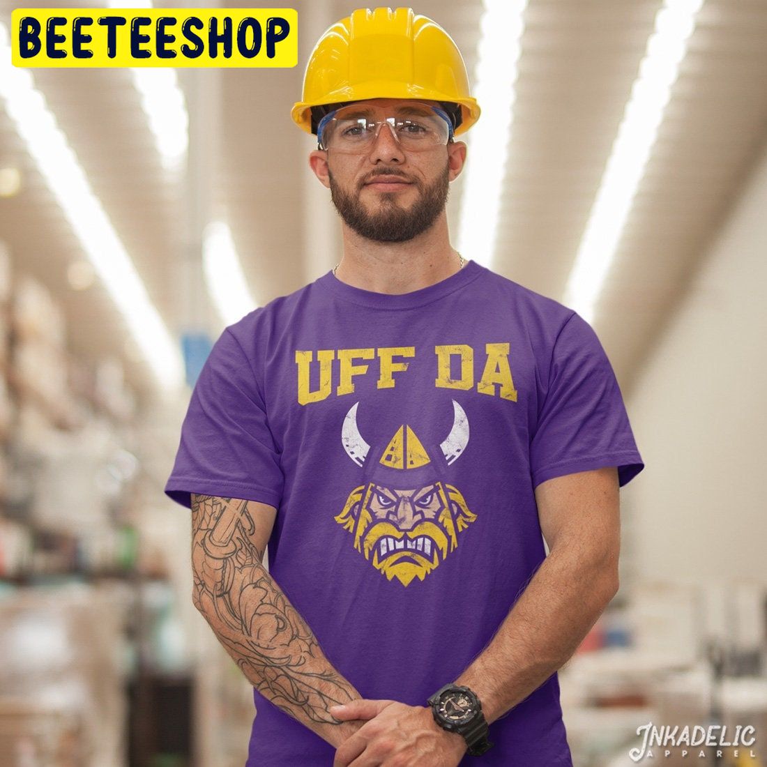 Uff Da Funny Minnesota Vikings Trending Unisex Shirt