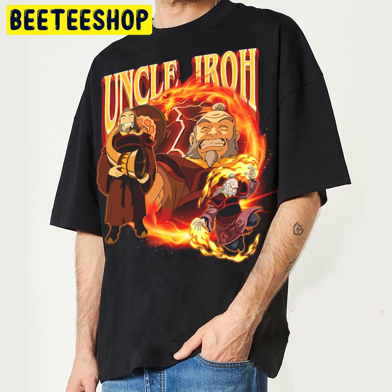 Uncle Iroh Vintage Iroh 90s Graphic Trending Unisex Shirt