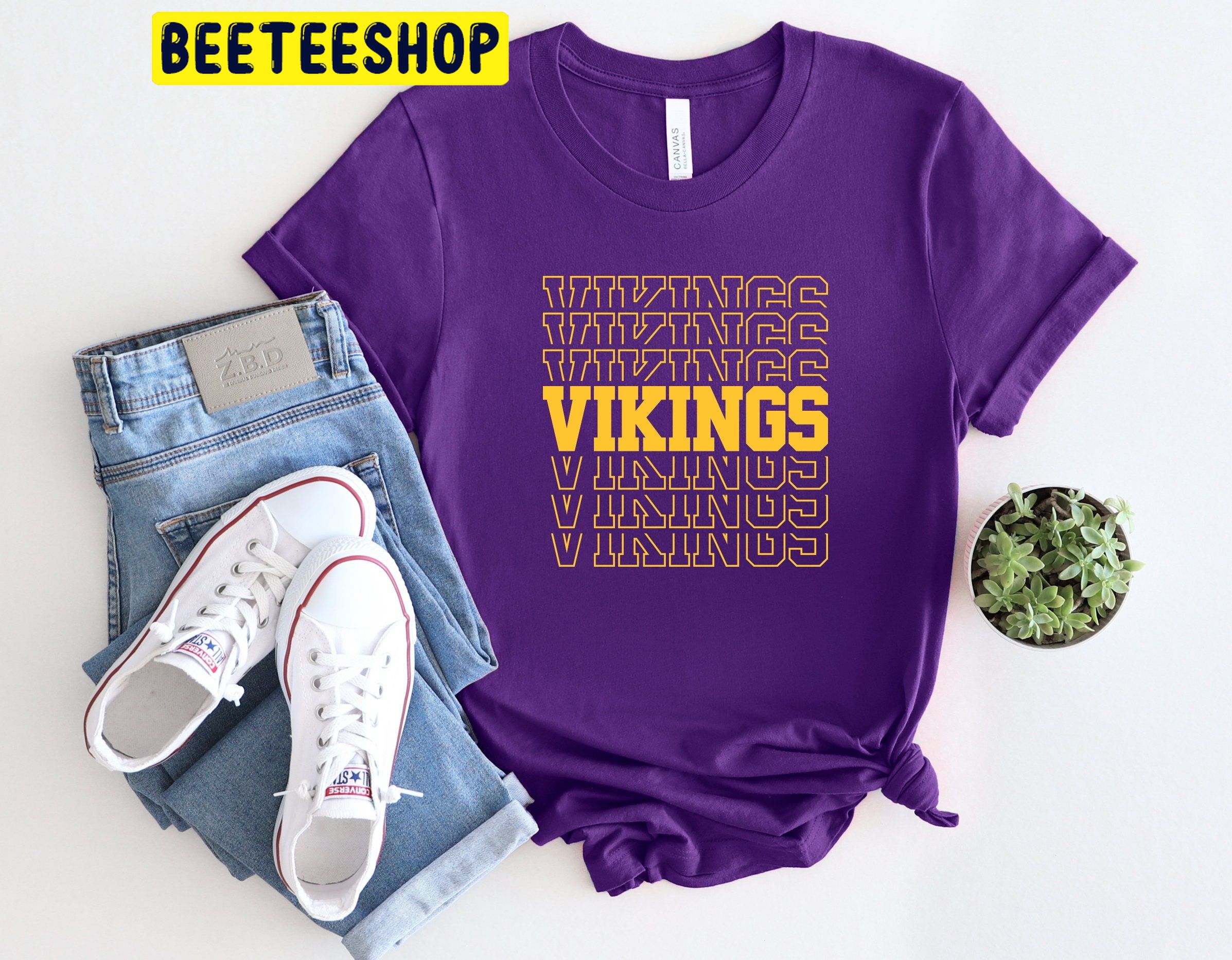 Vikings Team Mascot Vikings Football Trending Unisex Shirt