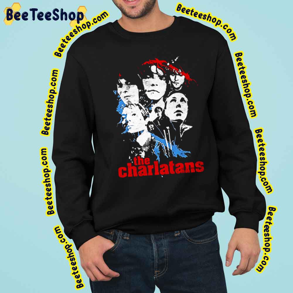 Vintage Art The Charlatans Rock Band Retro Trending Unisex Sweatshirt