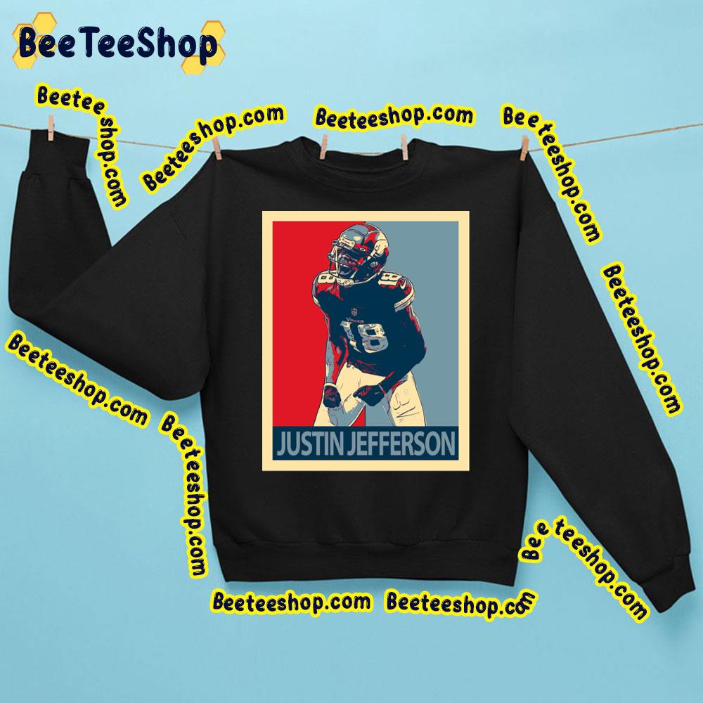 Vintage Basketball Justin Jefferson Retro Football Trending Unisex Sweatshirt