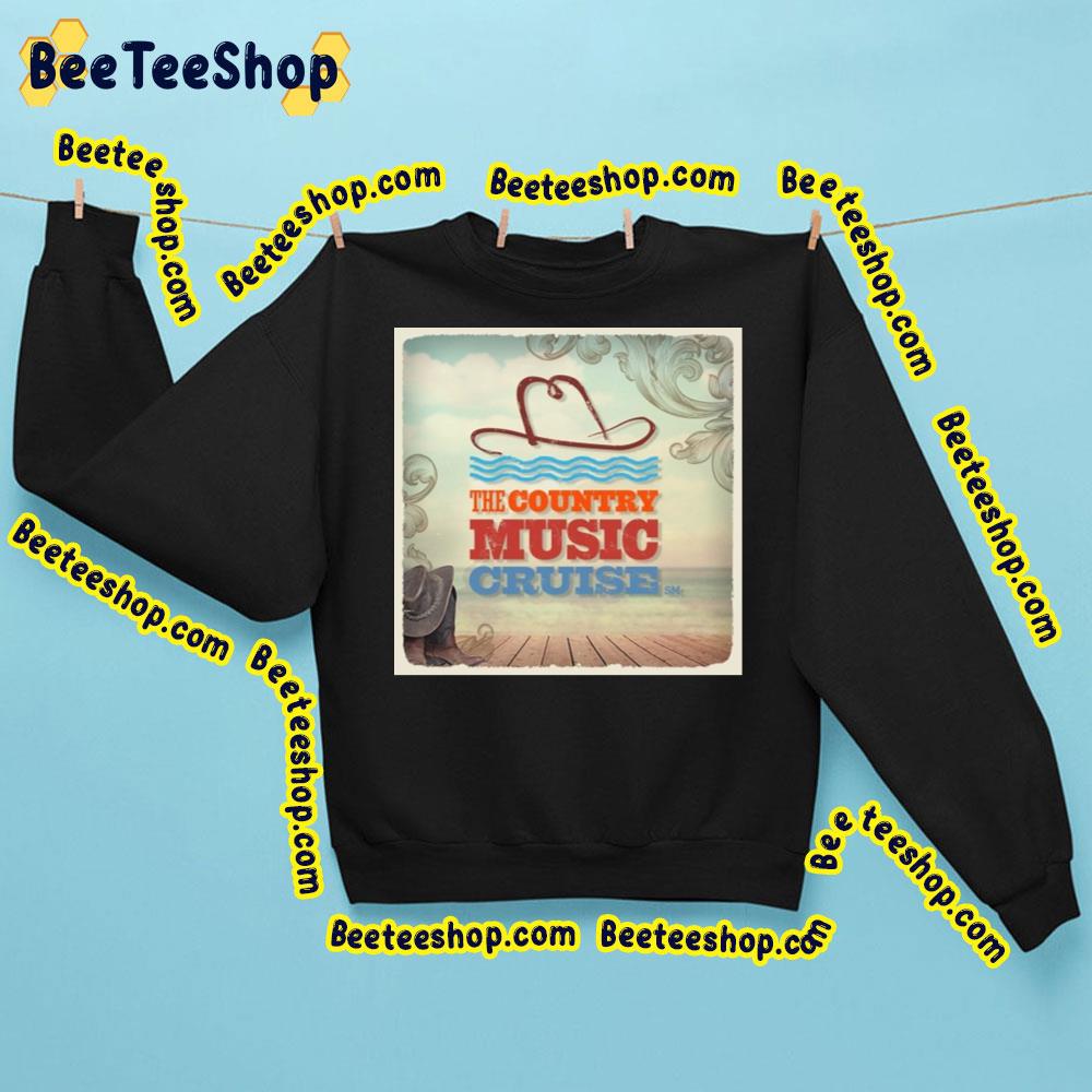 Vintage Country Music Cruise 2023 Trending Unisex Sweatshirt