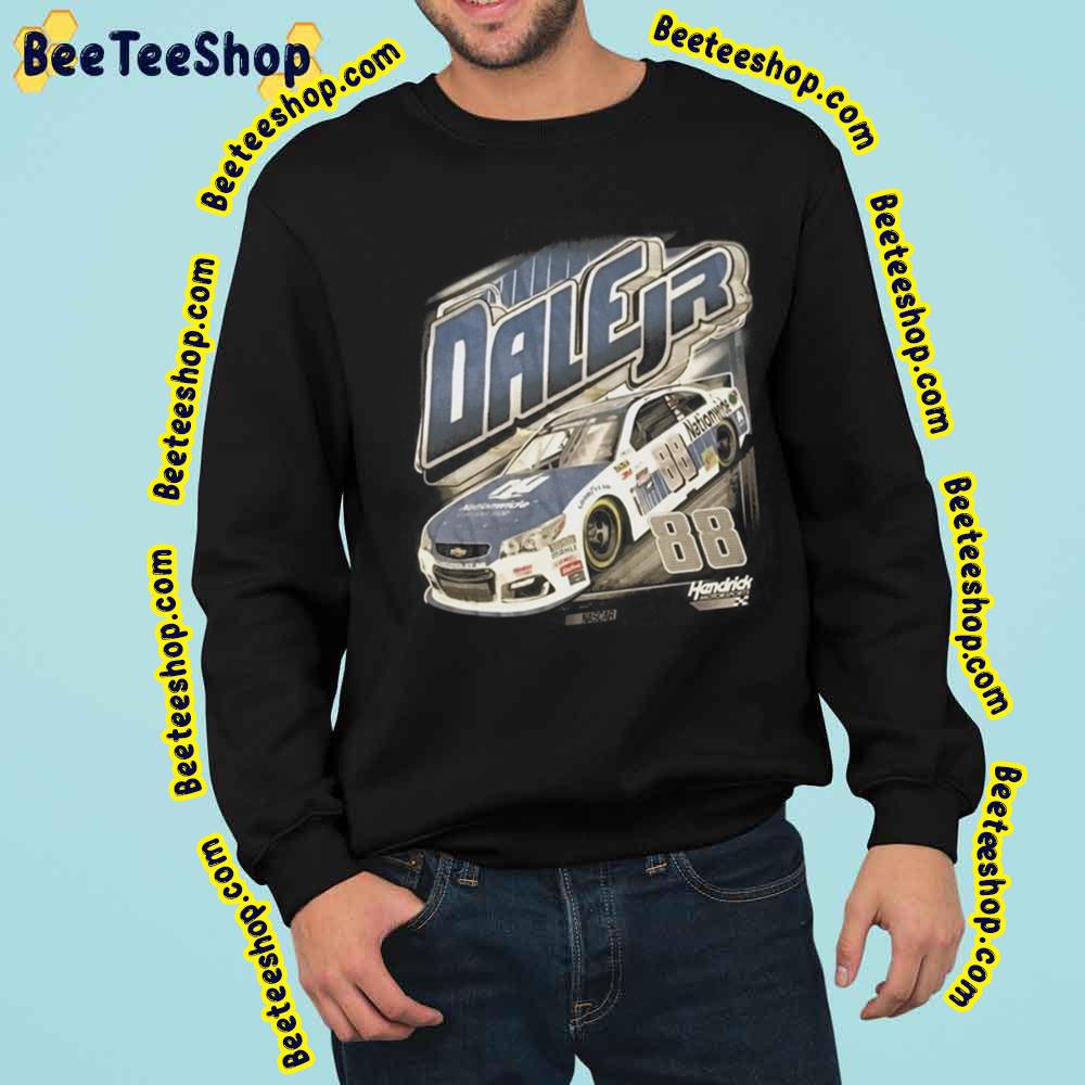 Vintage Dale Jr 88 Racing Car Art Trending Unisex Sweatshirt