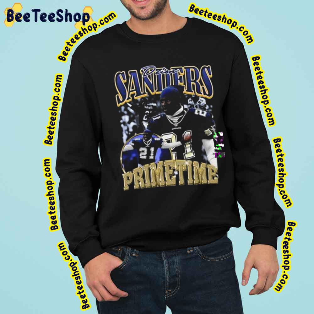 Vintage Deion Sanders Primetime Graphic Football Trending Unisex Sweatshirt