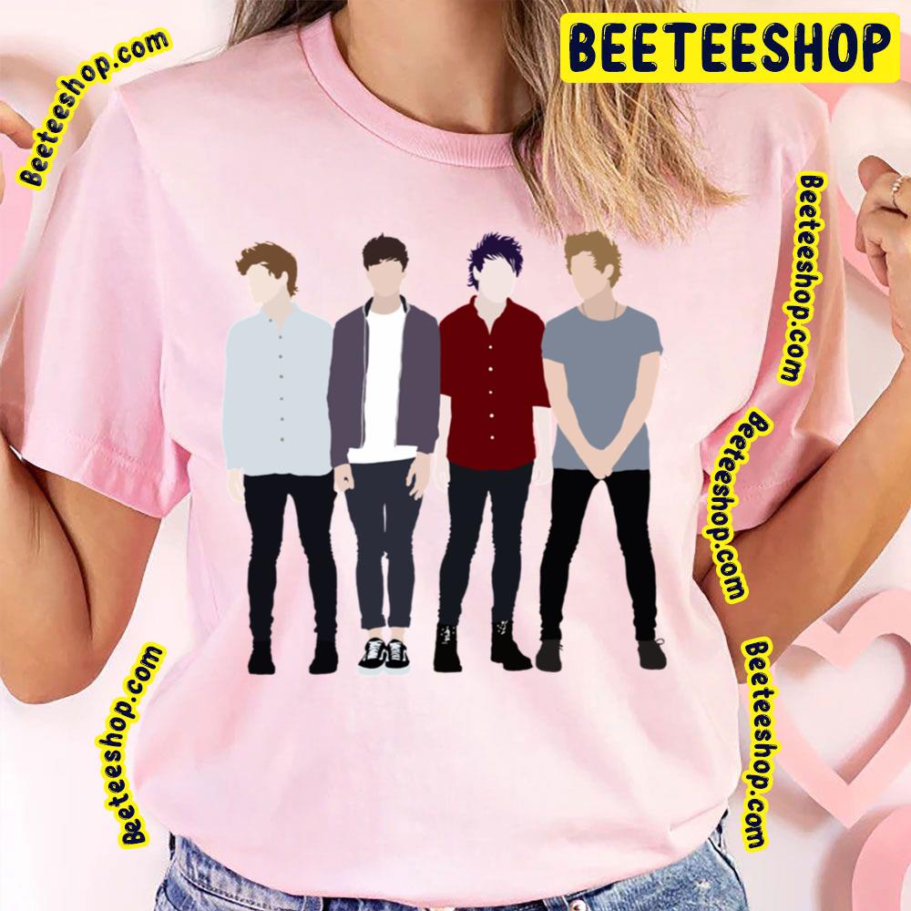 Vintage Members Of 5 Seconds Of Summer Rock Band Art Trending Unisex T-Shirt