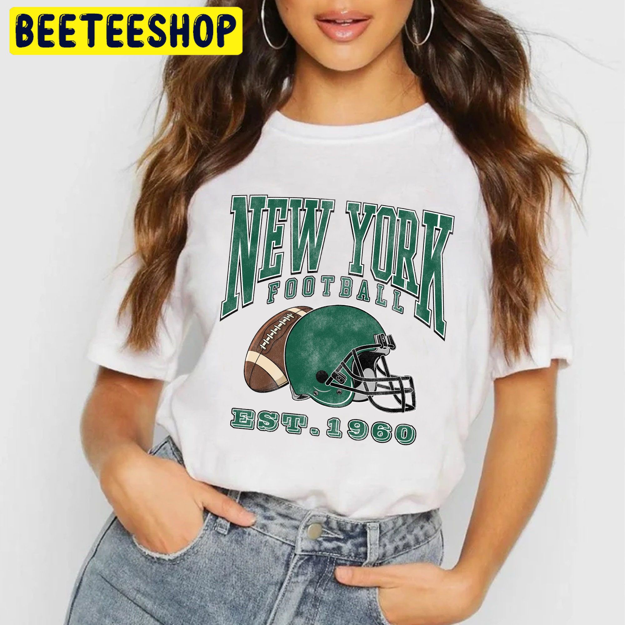 Vintage New Football Crewneck New York Jets Trending Unisex Shirt