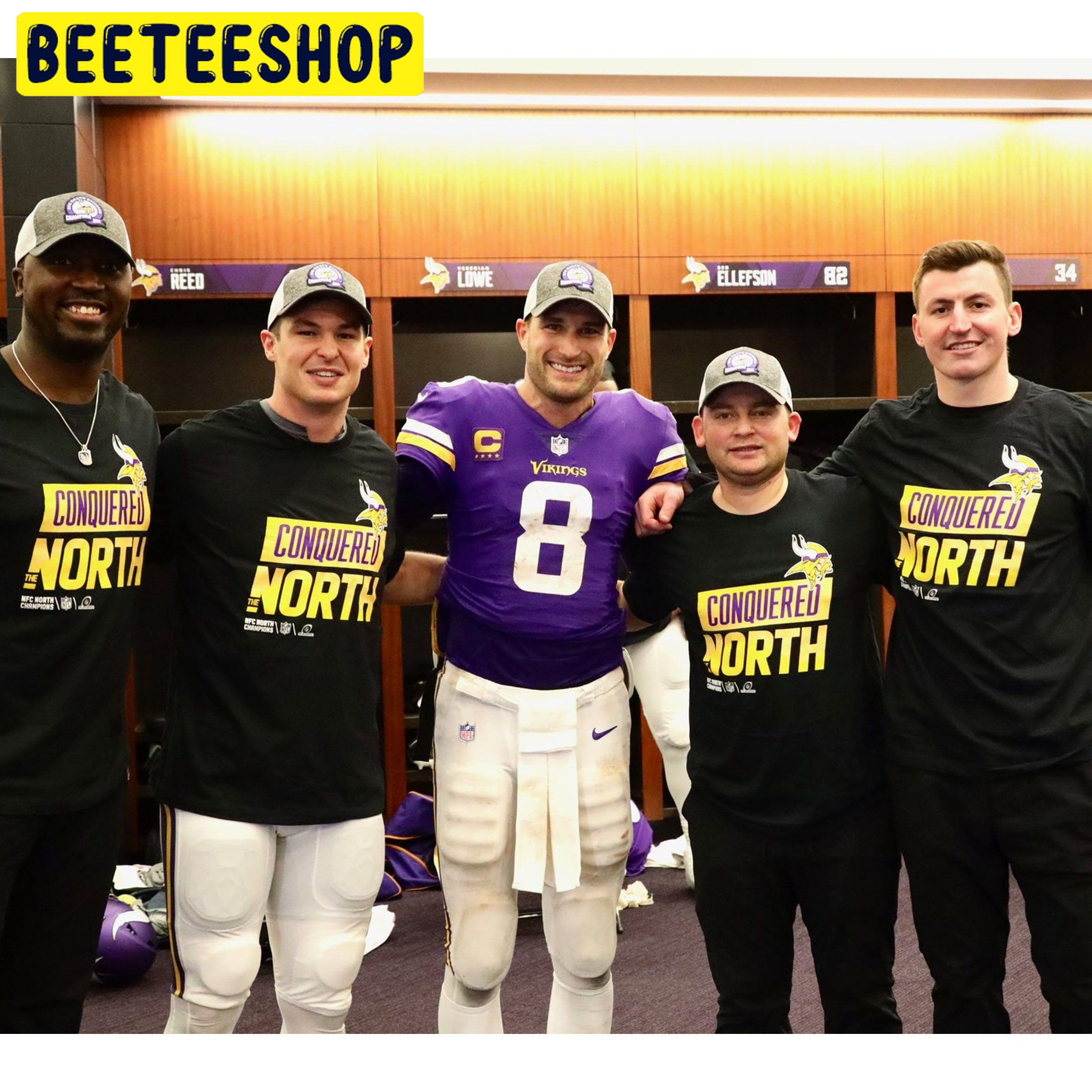 Vikings Conquered North The Nfc North Champions Vintage T-Shirt