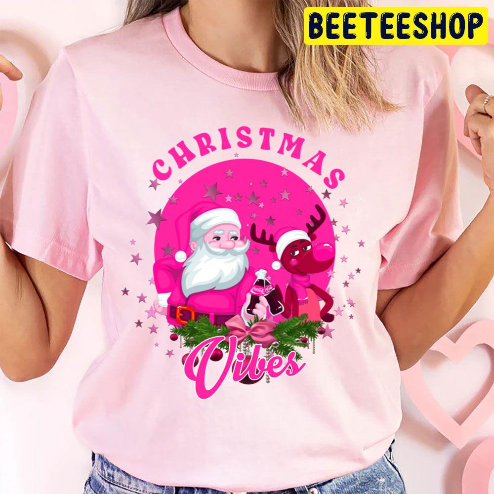 Vintage Santa Christmas Vibes Trending Unisex T Shirt