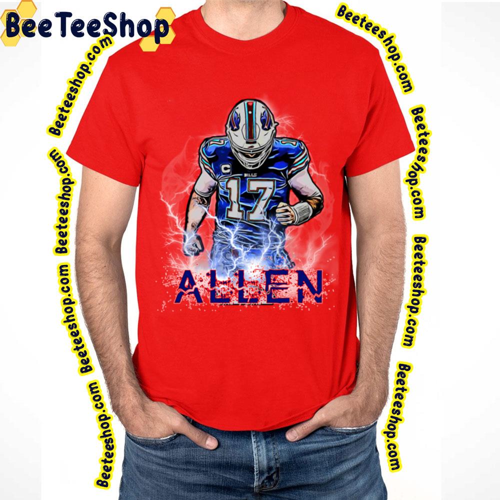 Josh Allen T-Shirt - Football Shirt - Josh Allen Hoodie - Football Hoodie -  Bootleg Style Rap Tee Retro Shirt - Unisex Heavy Cotton Tee