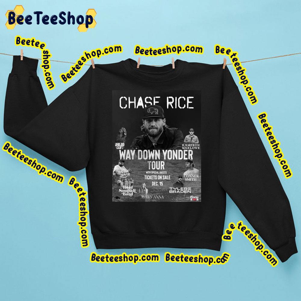 Way Down Yonder Tour 2023 Chase Rice Trending Unisex Sweatshirt