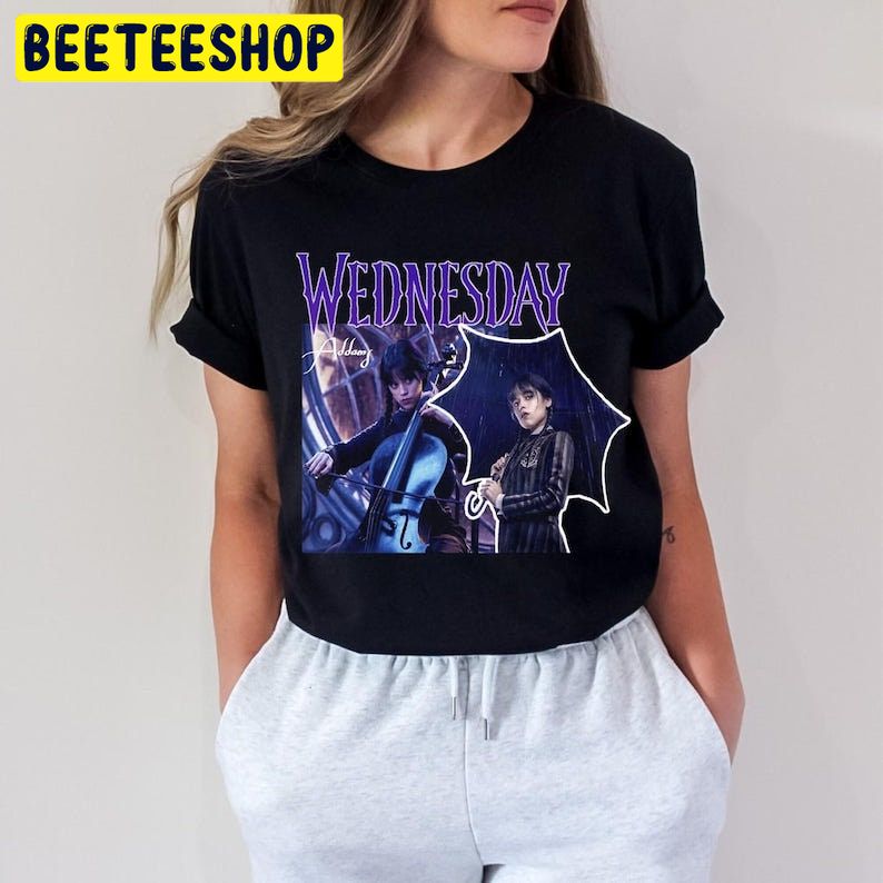 Wednesday Addams Family Tv Jenna Ortega The Best Day Of Week Trending Unisex Shirt