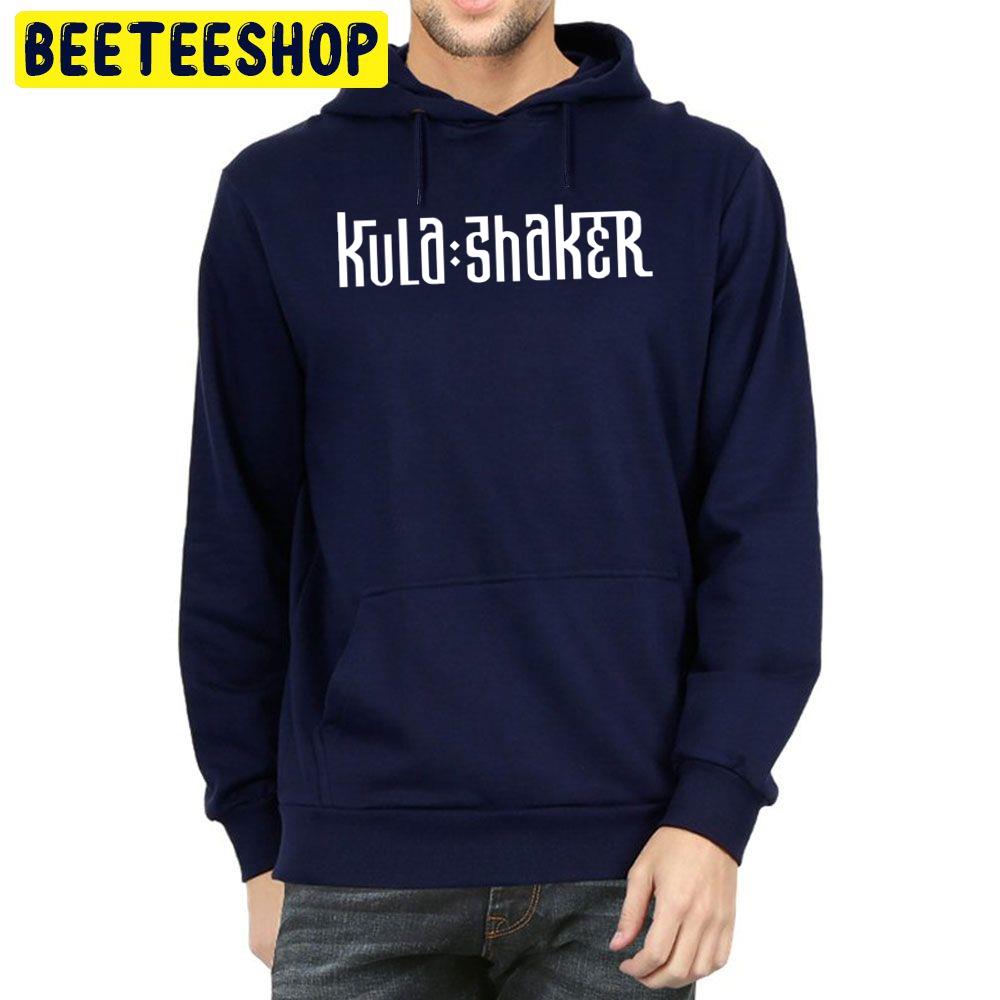 White And Black Logo Kula Shaker Rock Band Vintage Trending Unisex Hoodie