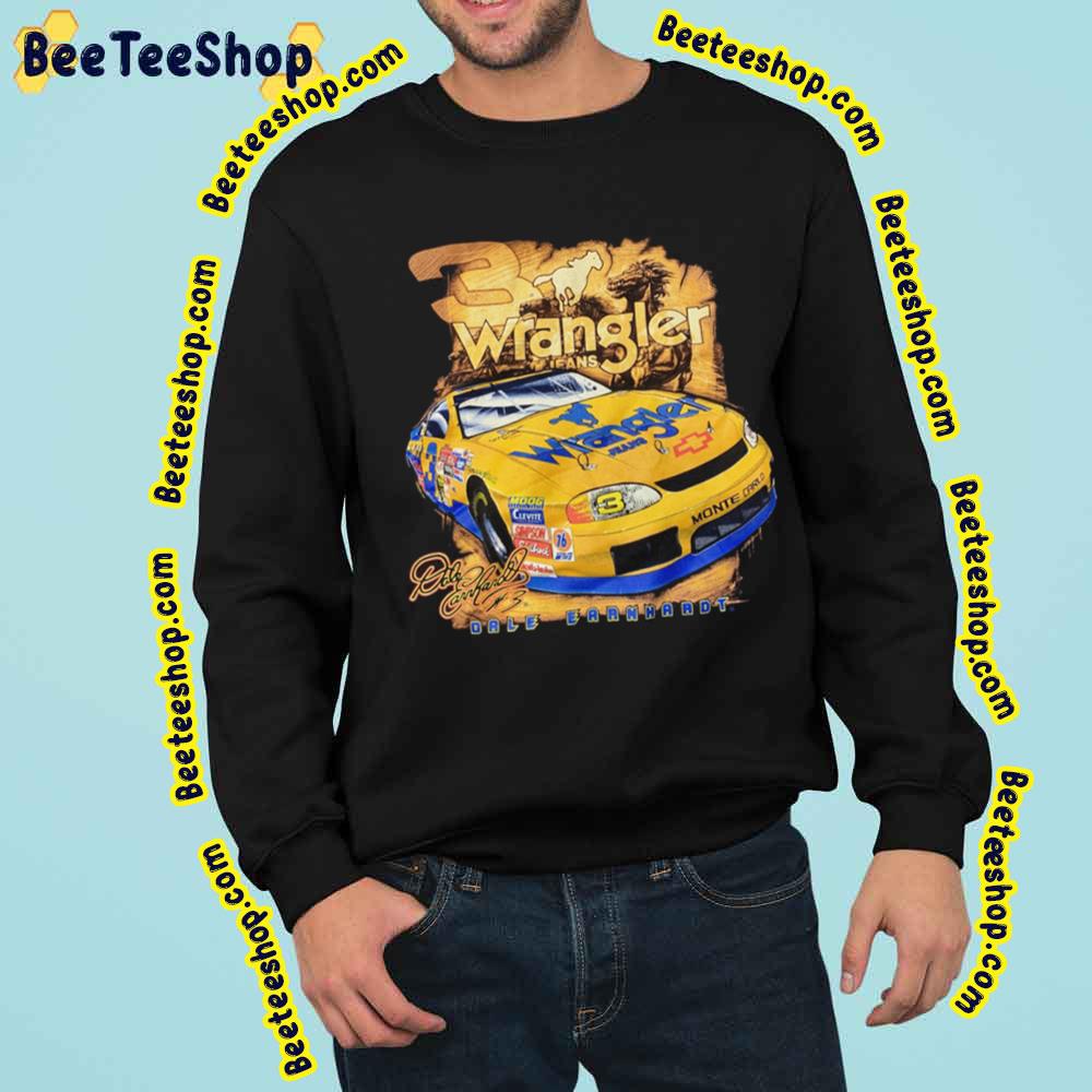 Yellow Vintage Art Funny Dale Earnhardt Wraangler Trending Unisex Sweatshirt