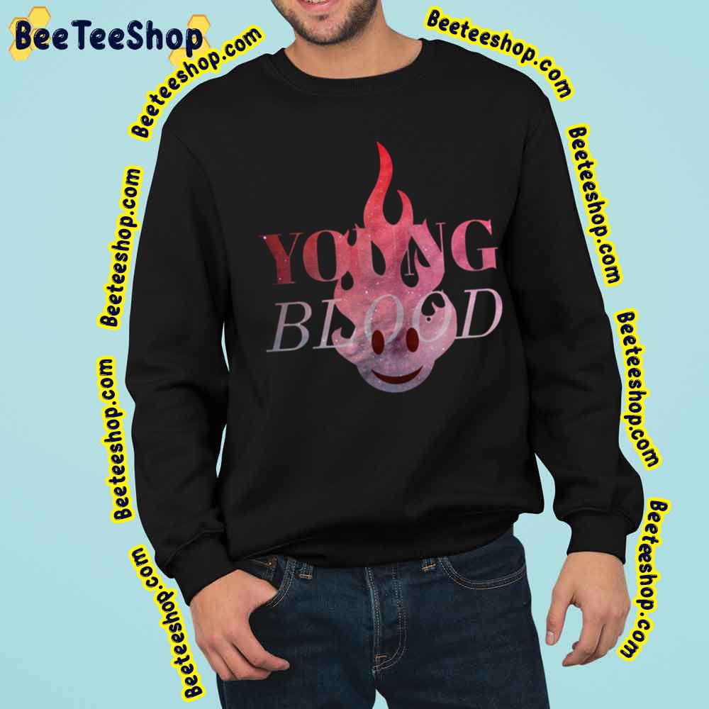 Young Blood Fire Art Trending Unisex Sweatshirt