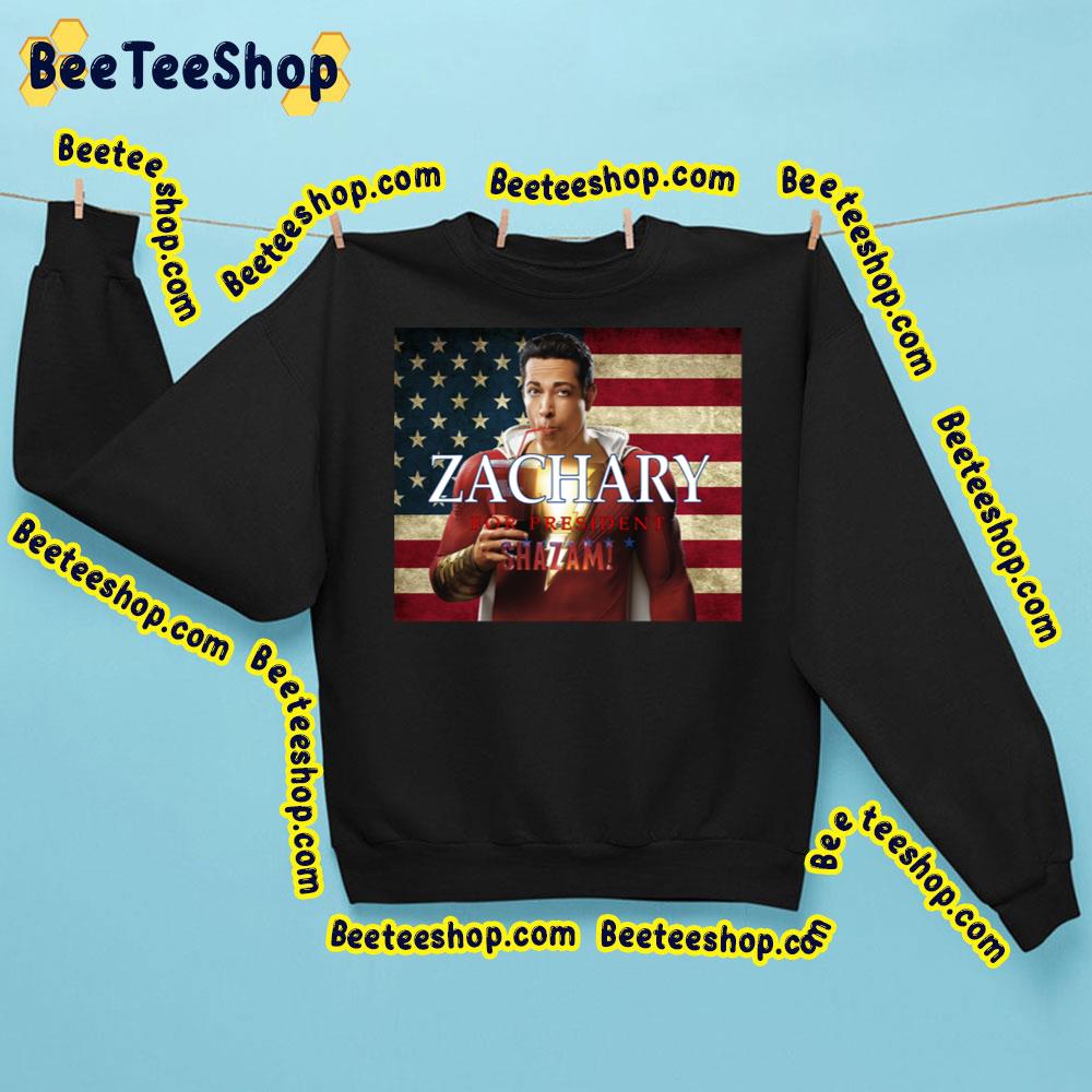 Zachary For President Shazam Movie Graphic Trending Unisex Sweatshirt