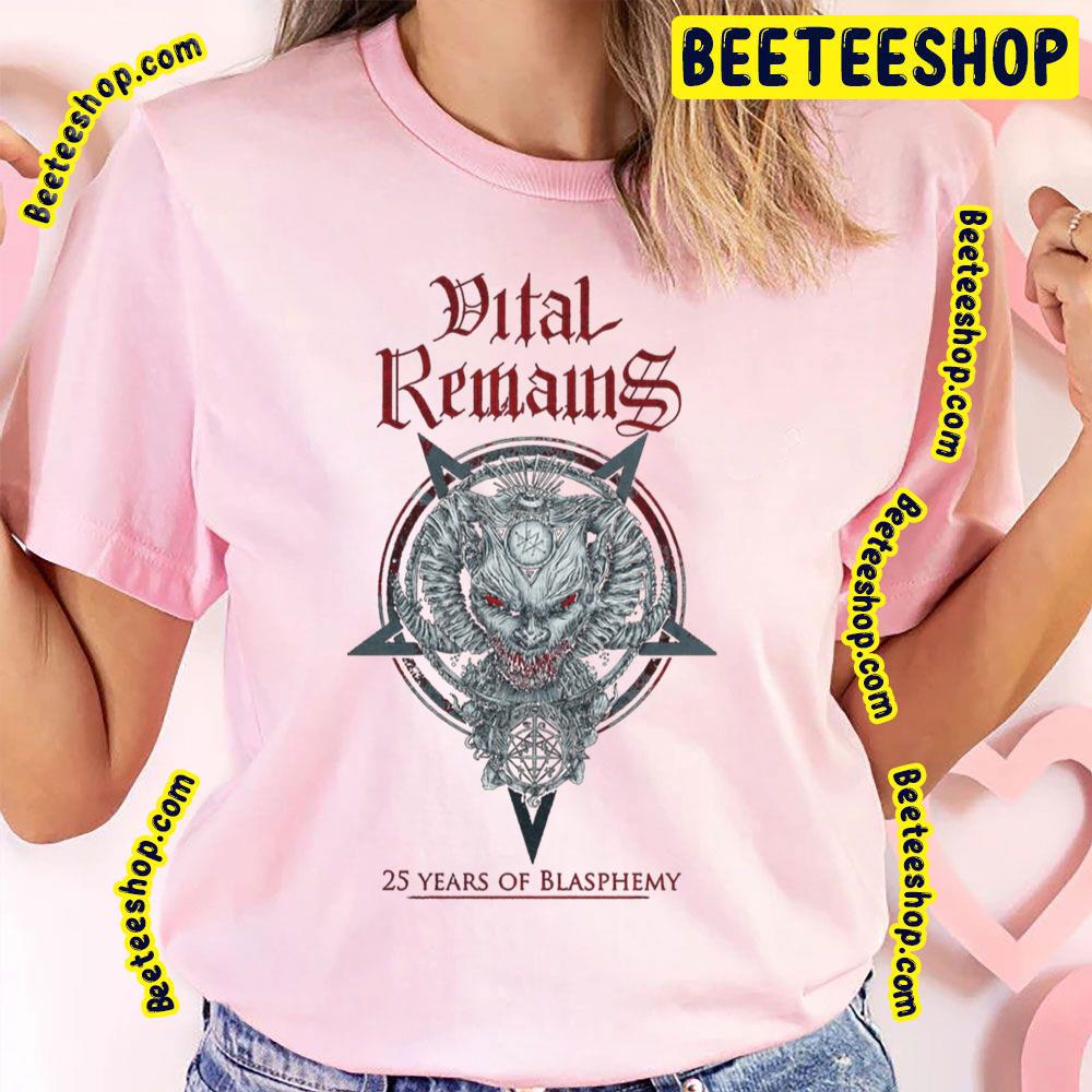 25 Years Of Blasphemy Vital Remains Trending Unisex T-Shirt