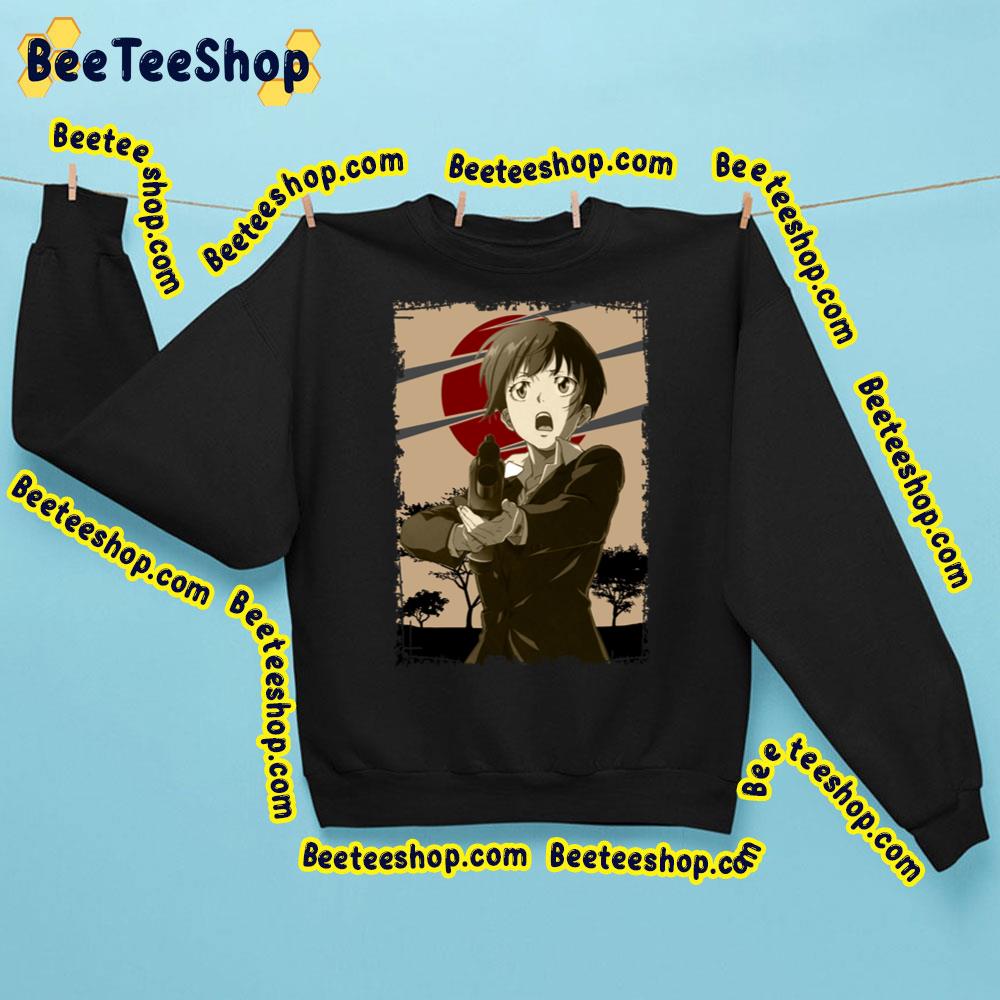 Akane Tsunemori Psycho Pass Saiko Pasu Retro Landscape Design Trending Unisex Sweatshirt